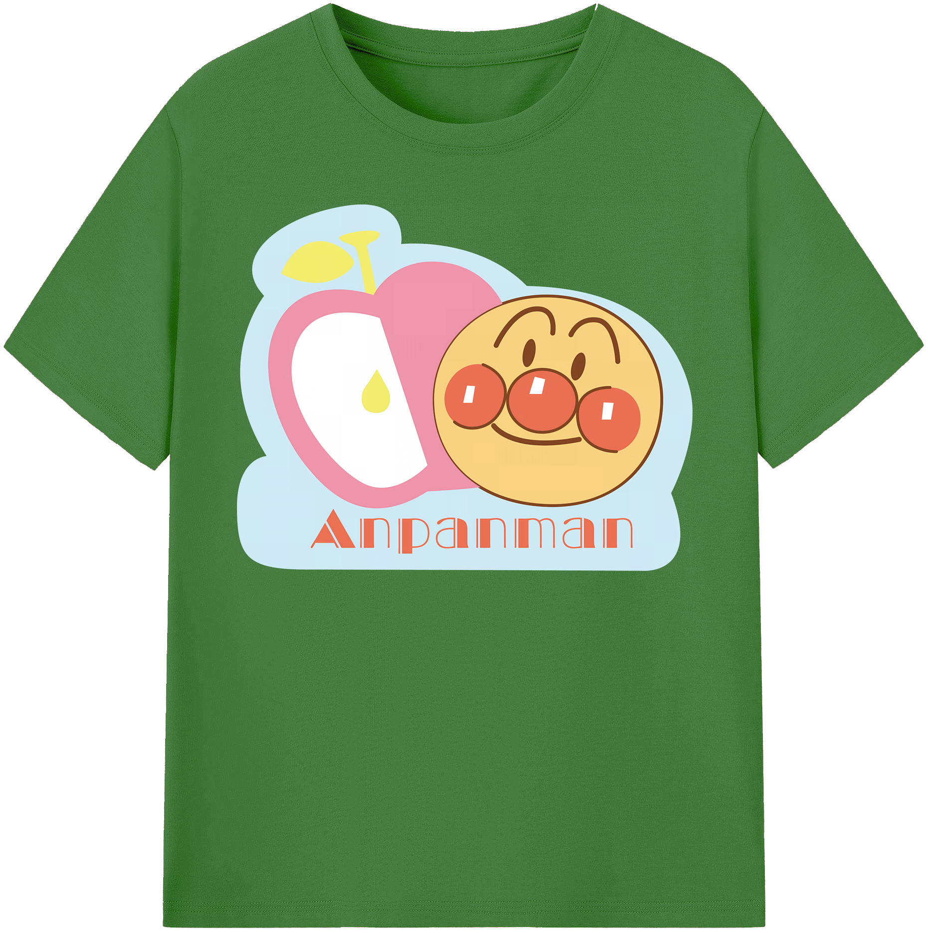 （画像用） アンパンマン Anpanman レディースカジュアルプリントTシャツ（綿100％）